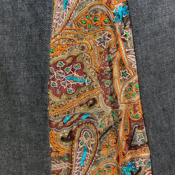 Armani Exchange Women's Jean Maxi Skirt Size 30 Reg - Picture 4 of 6